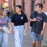 Students in Orange Plaza