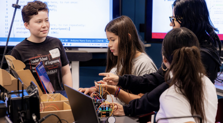 By making programming, coding and other hands-on engineering activities more accessible, the program highlighted Fowler School of Engineering’s commitment to “Engineering for All.