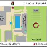 Chapman University will finance the installation of a new traffic signal at the entrance of the Anderson parking structure on Walnut Ave