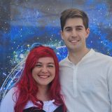 Community Relations and Hilbert Museum dressed as Ariel and Prince Eric from the Little Mermaid