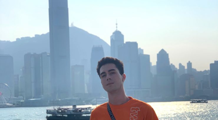 Andrew in Hong Kong