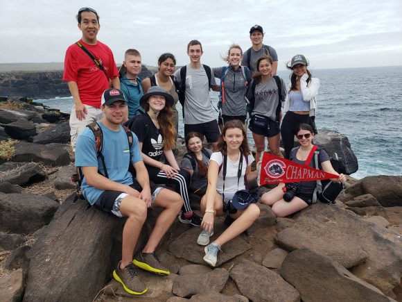 Students in the Galapagos