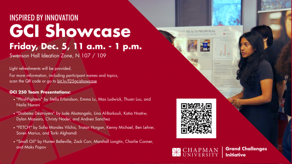 Poster for GCI Showcase Fall 2025