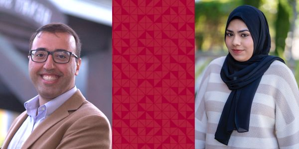 Dr. Emad Arasteh and Maha Bhatti winning Best Paper Award