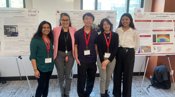 Dr. Franceli Cibrian with research students.