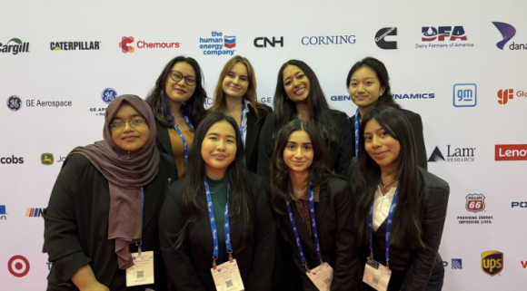 Hemi Shah and Chapman Society of Women Engineers at WE '25